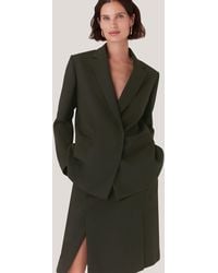 Whistles - Natalie Wool Blend Skirt - Lyst