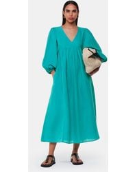 Whistles - Gloria Linen Blend Dress - Lyst