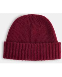 Whistles - Brushed Lambswool Beanie Hat - Lyst