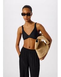 Whistles - Twist Front Bikini Top - Lyst