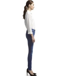 whistles dark wash skinny jeans