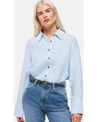 Whistles - Petite Linen Relaxed Fit Shirt - Lyst