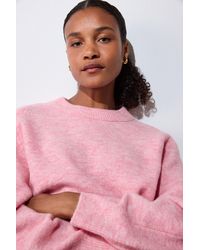 Whistles - Wool Mix Curved Hem Knit - Lyst