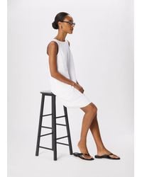 Whistles - Swing Linen Mini Dress - Lyst