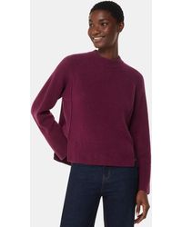 Whistles - Wool Mix Side Split Knit - Lyst
