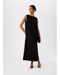 Whistles - Fringe Back Midi Dress - Lyst