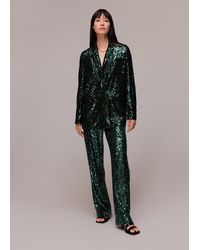 Whistles - Petra Sequin Trouser - Lyst