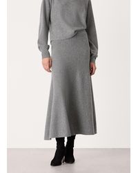 Whistles - Knitted Midi Skirt - Lyst