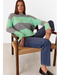 Whistles - Alpaca Mix Stripe Knit - Lyst