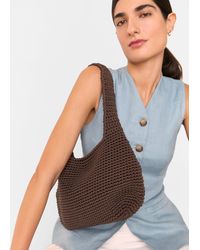 Whistles - Adaline Crochet Shoulder Bag - Lyst