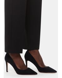 Whistles - Corie Suede Heeled Pump - Lyst