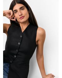 Whistles - Molly Linen Waistcoat - Lyst
