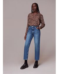 Whistles - Meara Jungle Cheetah Blouse - Lyst