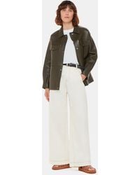 Whistles - Wide Leg Cargo Jean - Lyst