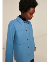 Whistles - Classic Wool Overshirt - Lyst