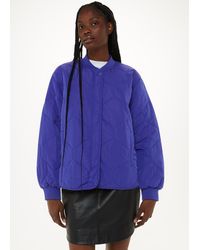 Whistles - Ida Short Quilted Coat - Lyst