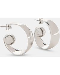 Whistles - Sphere Detail Large Hoop - Lyst