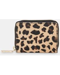 Whistles - Leopard Koa Compact Purse - Lyst