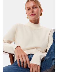Whistles - Mira Funnel Neck Knit - Lyst