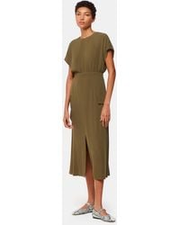 Whistles - Pocket Detail Midi Dress - Lyst