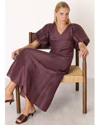 Whistles - Silk Blend Taffeta Maxi Dress - Lyst