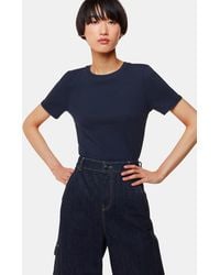 Whistles - Ultimate Rib Crew Neck T-shirt - Lyst