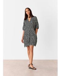 Whistles - Triangle Relaxed Short Dress - Lyst