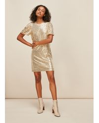 whistles black ivana sequin dress