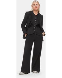 Whistles - Petite Lindsey Linen Blend Trouser - Lyst