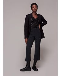 Whistles - Melissa Kick Flare Trouser - Lyst
