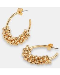 Whistles - Seed Bead Half Hoop Earring - Lyst