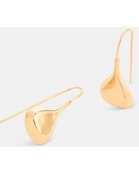 Whistles - Flat Teardrop Wire Earring - Lyst