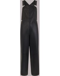 Whistles - Peyton Leather Dungarees - Lyst