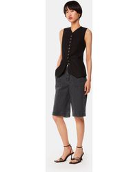 Whistles - Raya Longline Denim Short - Lyst