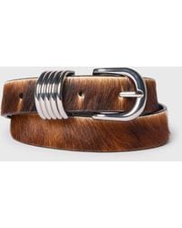 Whistles - Cow Hair-On Multi Ring Belt - Lyst