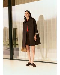 Whistles - Check Lined Car Coat - Lyst