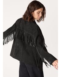 Whistles - Tassel Suede Jacket - Lyst