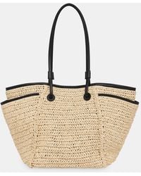 Whistles - Zoelle Straw Tote Bag - Lyst