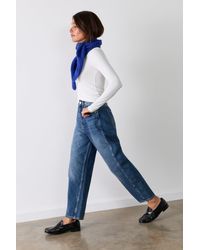 Whistles - Petite Authentic Barrel Leg Jean - Lyst