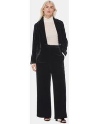 Whistles - Petite Full Length Velvet Trouser - Lyst