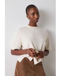 Whistles - Fine Knit T-Shirt - Lyst