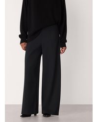 Whistles - Petite Ponte Wide Leg Trouser - Lyst