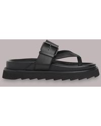 Whistles - Sutton Toe Post Buckle Sandal - Lyst