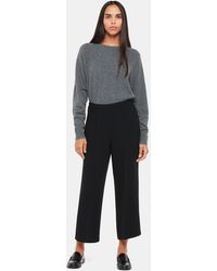 Whistles - Wide Leg Cropped Trouser - Lyst