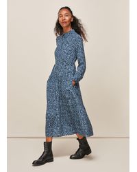 whistles elfrida snake print dress