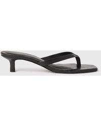 Whistles - Toe Post Kitten Heel Mule - Lyst