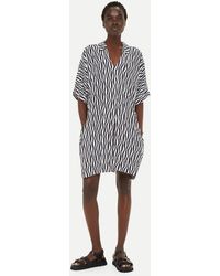 Whistles - Melanie Optical Rope Dress - Lyst