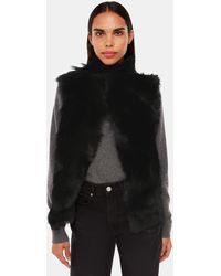 Whistles - Short Toscana Sheepskin Gilet - Lyst