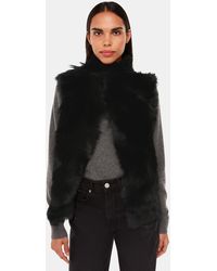 Whistles - Short Toscana Sheepskin Gilet - Lyst