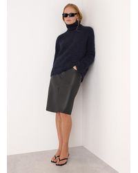 Whistles - Alpaca Blend Funnel Knit - Lyst